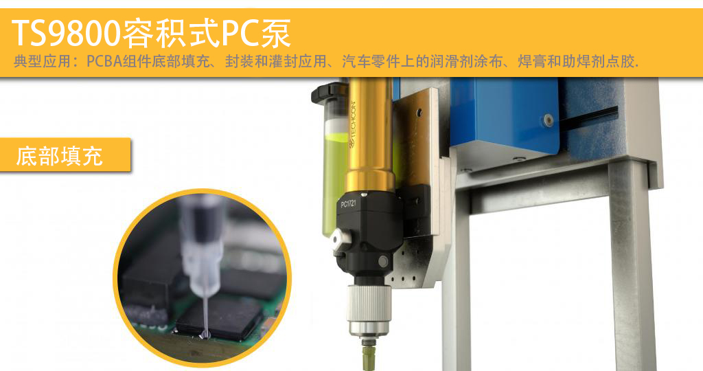 底部填充與螺桿式 （PC） 泵的適配度